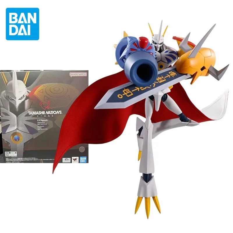 

Bandai Original Digimon Anime Figure TNT SHF Omegamon Action Figure Toys for Kids Gift Collectible Model Ornaments