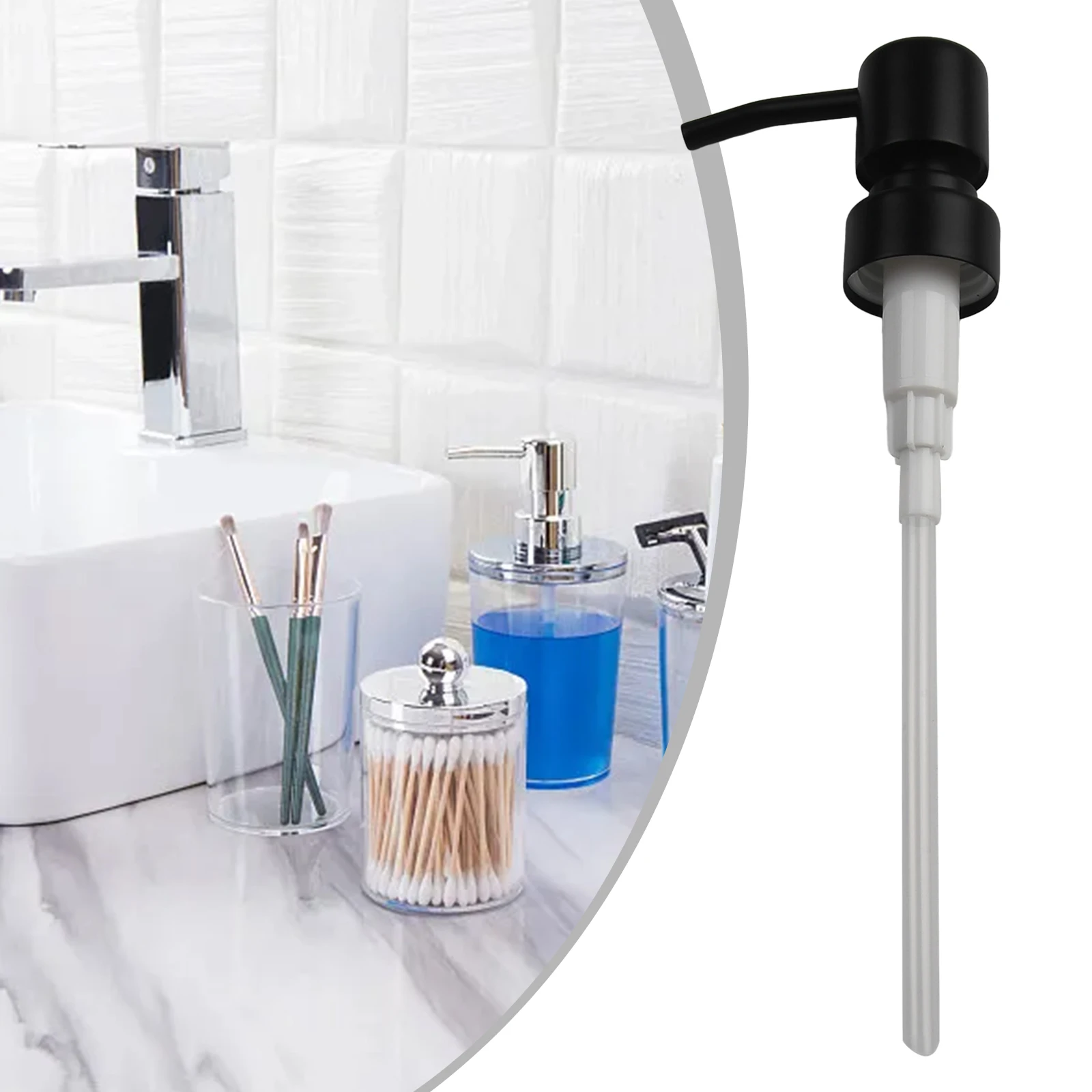 1pcs 304 Stainless Steel Pump Head For DIY Jars Bottles Soap Lotion Dispenser Pump For Liquid Pumps Standard 28 400 Thread Home