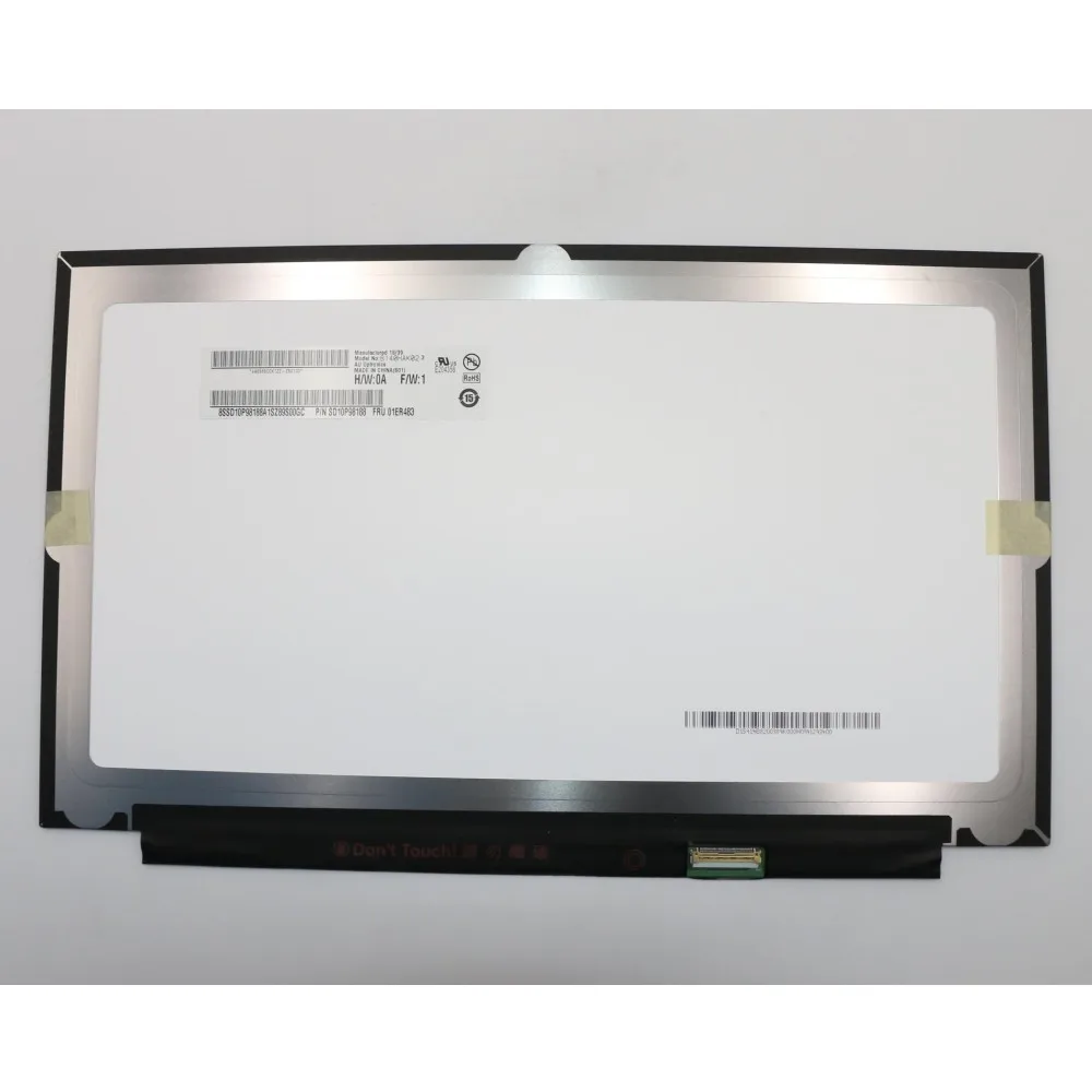 Imagem -02 - Tela Lcd de Carbono para Lenovo Thinkpad Portátil 6th Gen 20232023 14.0 Fhd 1920*1080 com Toque 40pinfru 01er483 B140hak02.3 x1