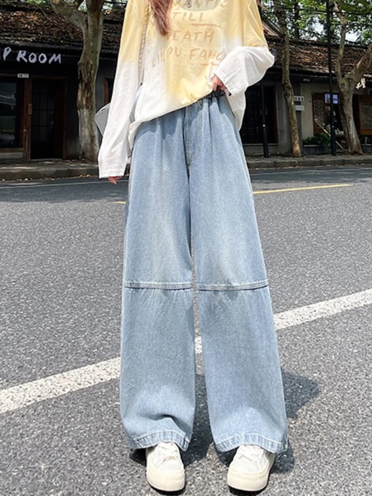 Petite Friendly Loose Narrow Version Curved Sickle Jeans 2026 Spring Autumn Women's Jeans Cross Pants High Waist Casual Trousers - view 4