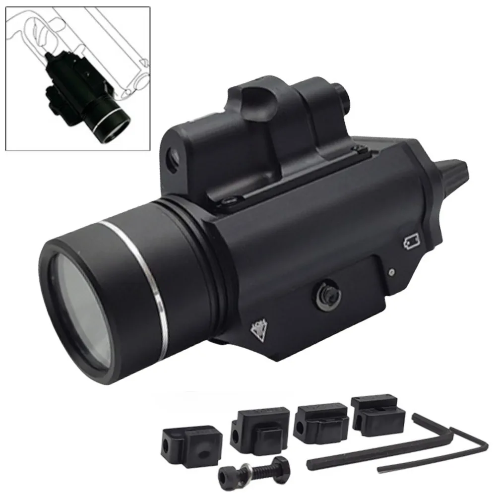 

Tactic TR-1 HL Hanging LED Flashlight Metal 1000 Lumens Powerful Weapon Light for Glock 17 19 X300 X400 Hunting Airsoft