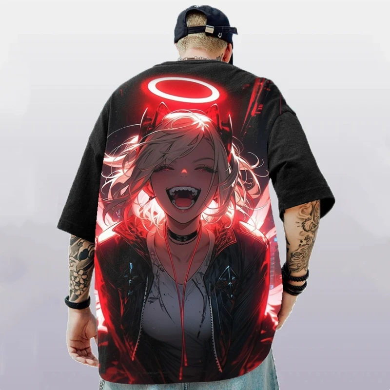 Anime Hentai Beauty 3d Printed Tshirt Men Women Fashion Short Sleeve T-shirt Kids Hip Hop Tops Tees Sexy Oversized T shirt Boy