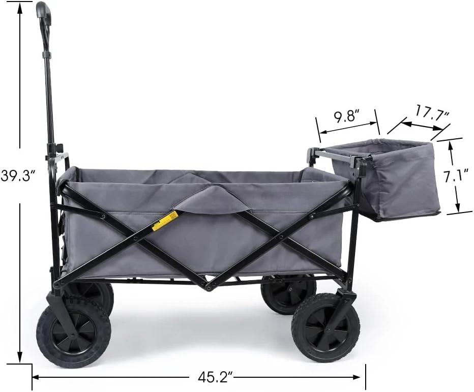 Collapsible Folding Garden Outdoor Park Utility Wagon Picnic Camping Cart 8