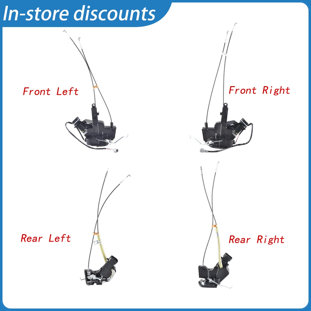 

High Quality Door Lock Assembly Front Rear Left & Right for Toyota Models, OEM 69040‑60071 69040‑60131 69040‑60132 69030‑60181
