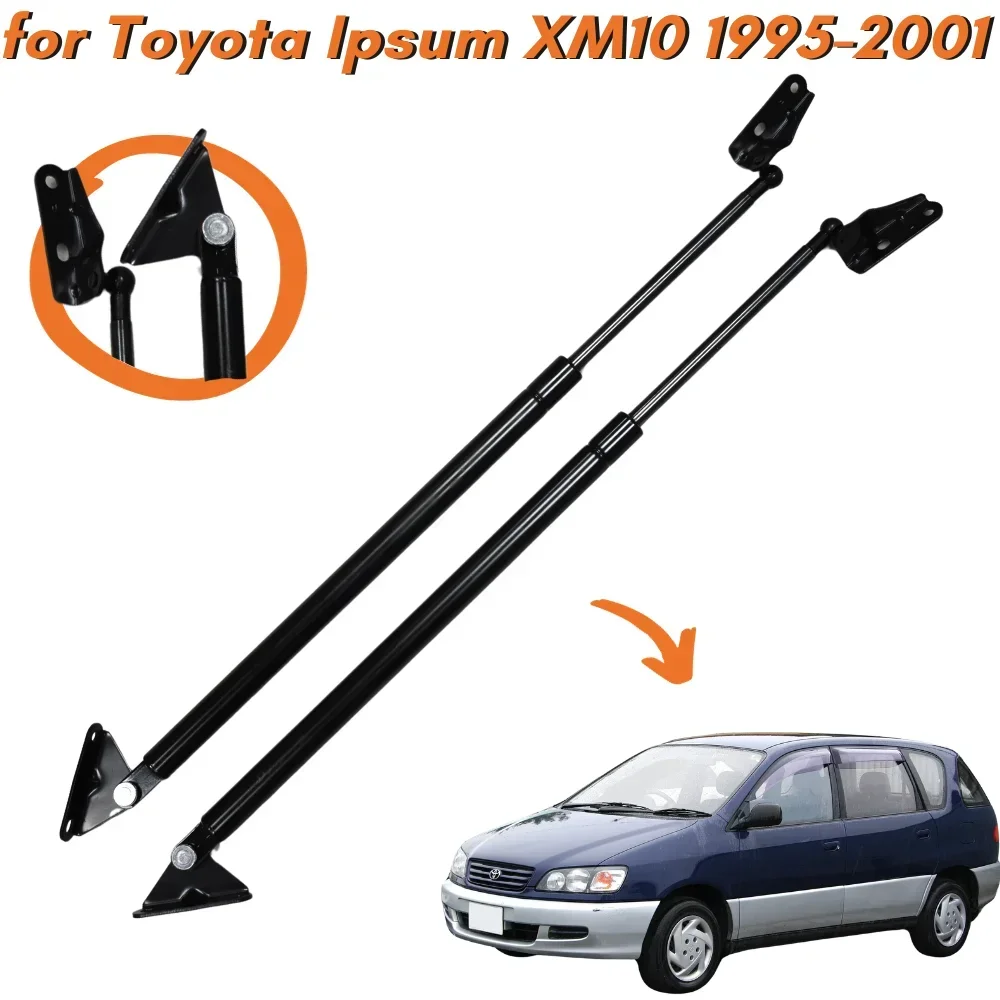 

Qty(2) Trunk Struts for Toyota Ipsum Picnic XM10 Minivan 1995-2001 68950-44010 Rear Tailgate Boot Gas Springs Shock Lift Support