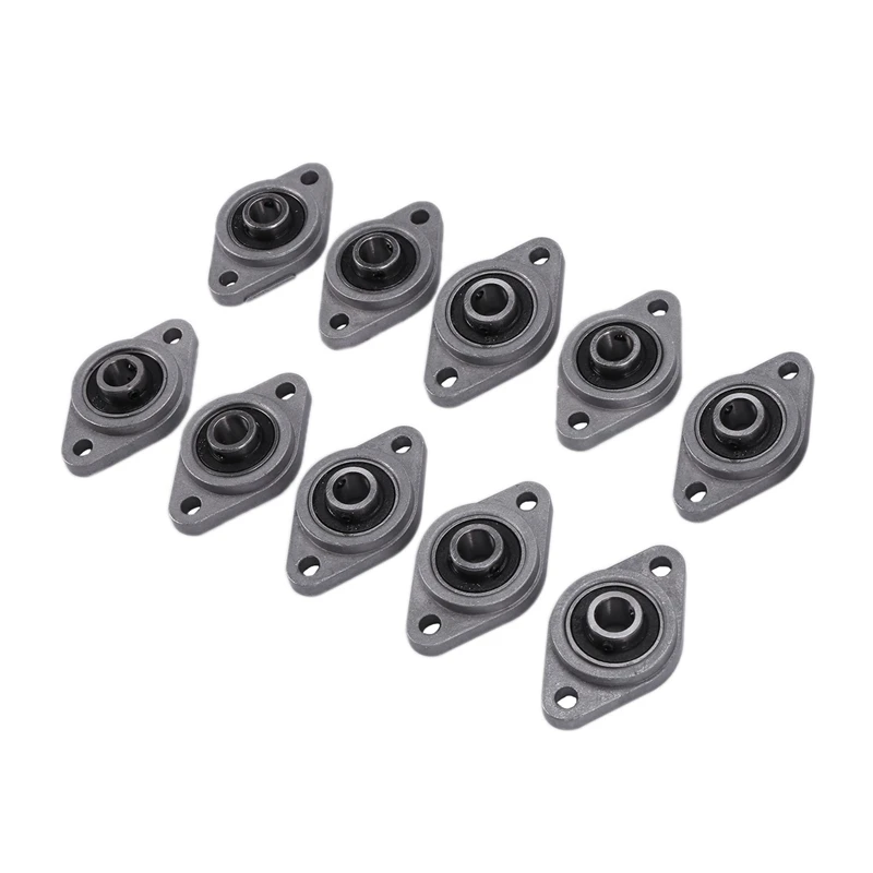 

60 Pcs KFL08 8Mm Diameter Zinc Alloy Bearing Housing FL08 K08 Pillow Block Bearing