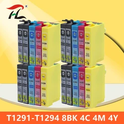 Compatible T1295 1291 Ink Cartridges for Epson T1291 T1292 T1293 T1294 for Epson SX420W SX425W SX525WD SX230 Printer