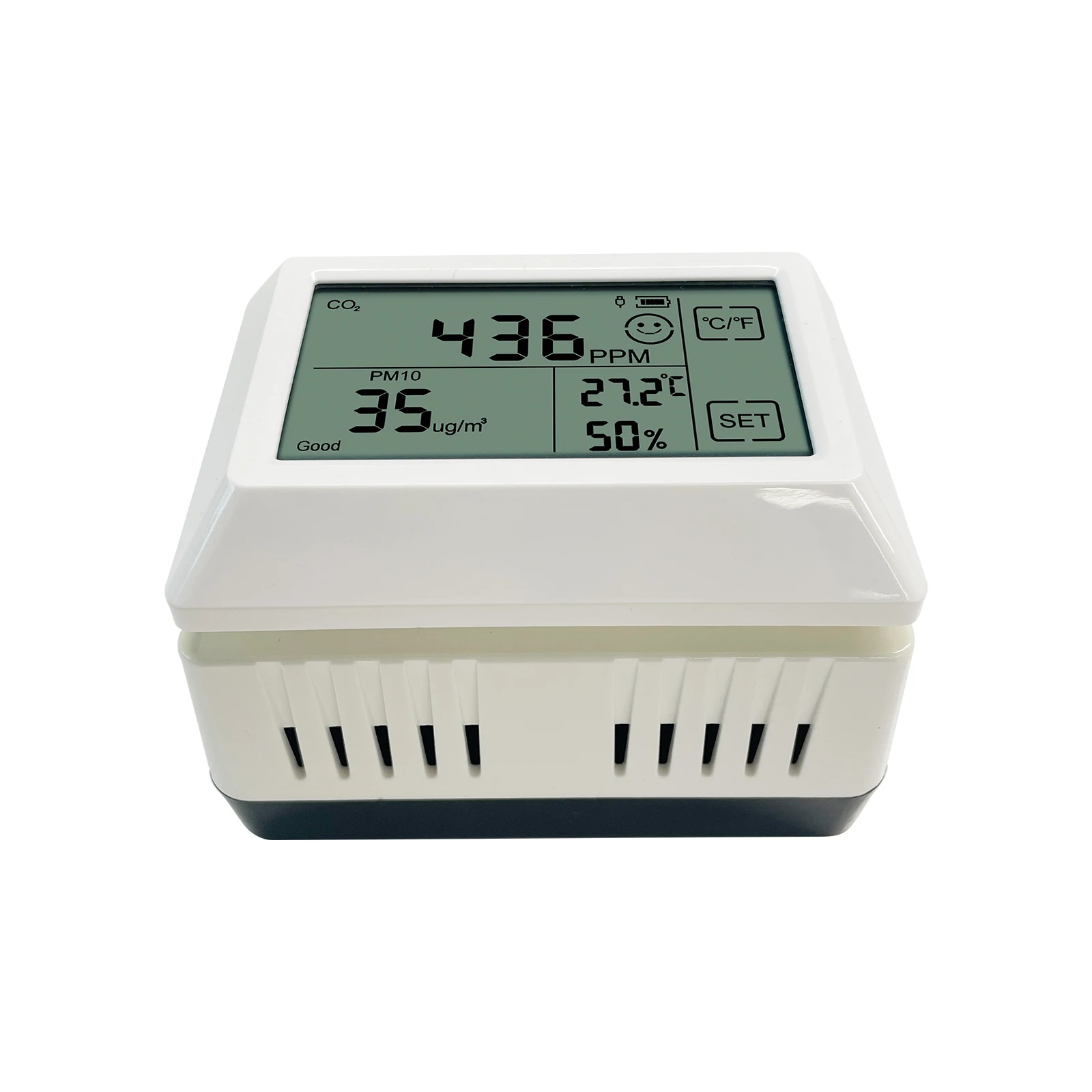 Picture 6: Ecowitt WH46D 7-in-1 Air Quality Sensor with LCD Display, NDIR CO2, PM1.0, PM2.5, PM4.0, PM10, Temperature and  Humidity Sensor