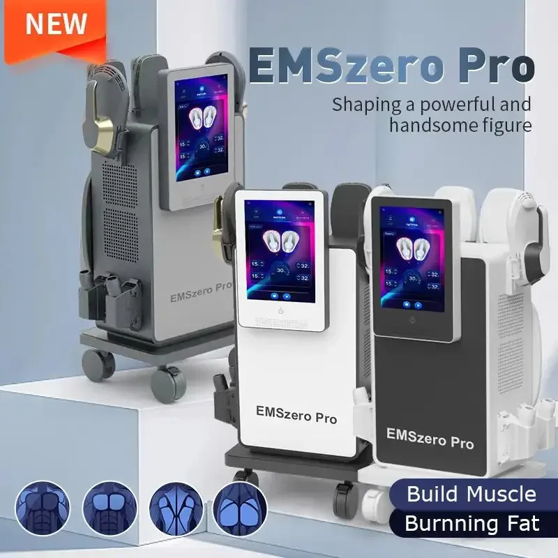 14 Tesla EMSZERO PRO RF NEO Muscle Building Fat Burning Machine High Intensity Electromagnetic Physiotherapy Device