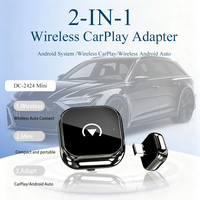 Gallop Sprite Mini Wireless CarPlay Adapter Android Auto 2 in 1 AI Smart Box Wired to Wireless Compatible with Various Car