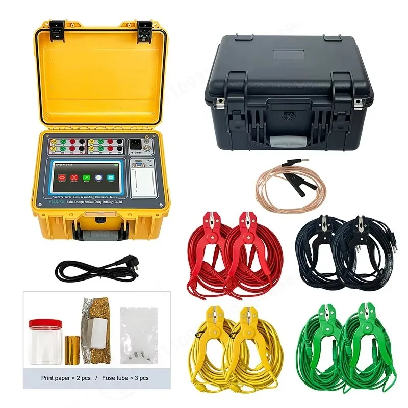 Auto Three Phase Ratio And Winding Resistance Comprehensive Analyzer Transformer Turn Ratio and DC Resistance Meter Test Kits