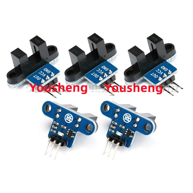 10pcs/1pc IR Infrared Slotted Optical Speed Measuring Sensor Digital Detection Optocoupler Module for Smart Car Motor Test