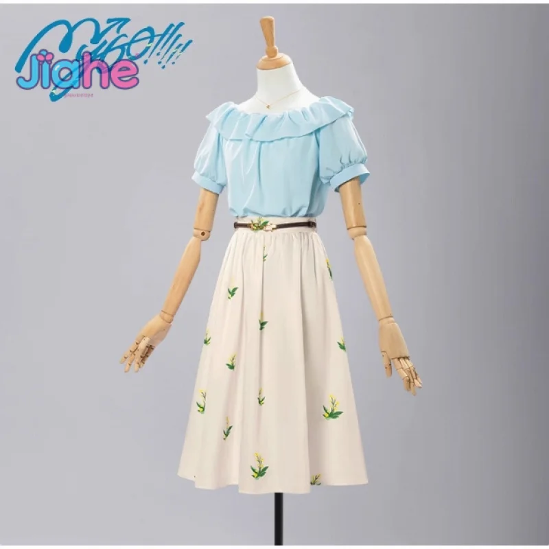 БанГ-мечта! Это МиГО!!!! !Soyo Nagasaki Косплей Соyorin Костюм Хэллоуин Минималистский колледж Платье Пояс Рубашка Ожерелье Униформа
