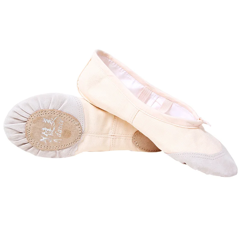 Girls Ballet Dance Shoes Canvas Soft Sole Ballet Slippers Children Comfortable Practise Shoes For Kids Women Ballerina Shoe