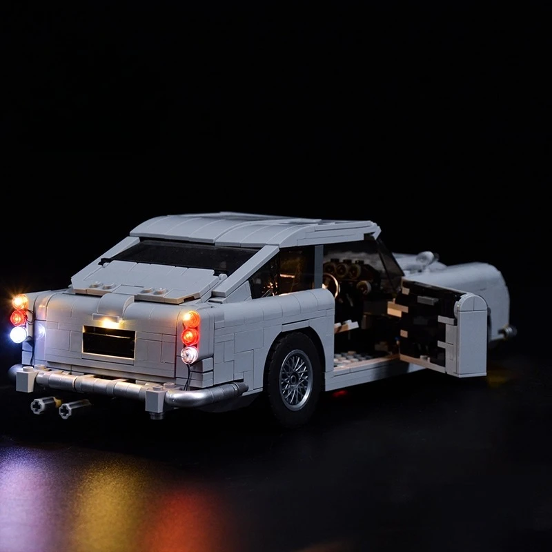 مجموعة إضاءة LED مناسبة لجيمس بوند أستون مارتن DB5 10262 (لا تشمل مكعبات البناء) #6