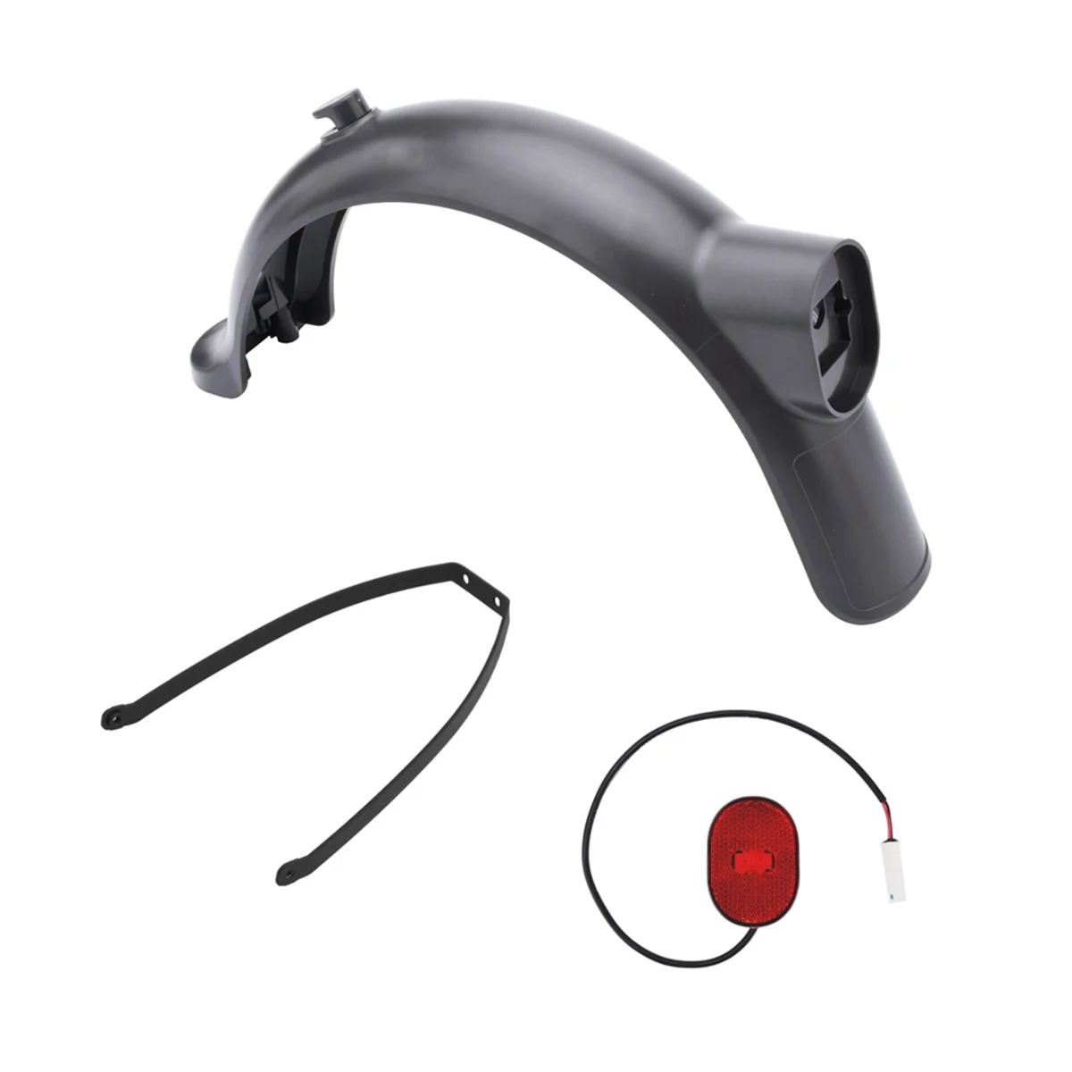 Rear Fender with Taillight Kit for Xiaomi 4 Pro Mi4 Electric Scooter Rear Guard Mudguard Bracket Support Parts