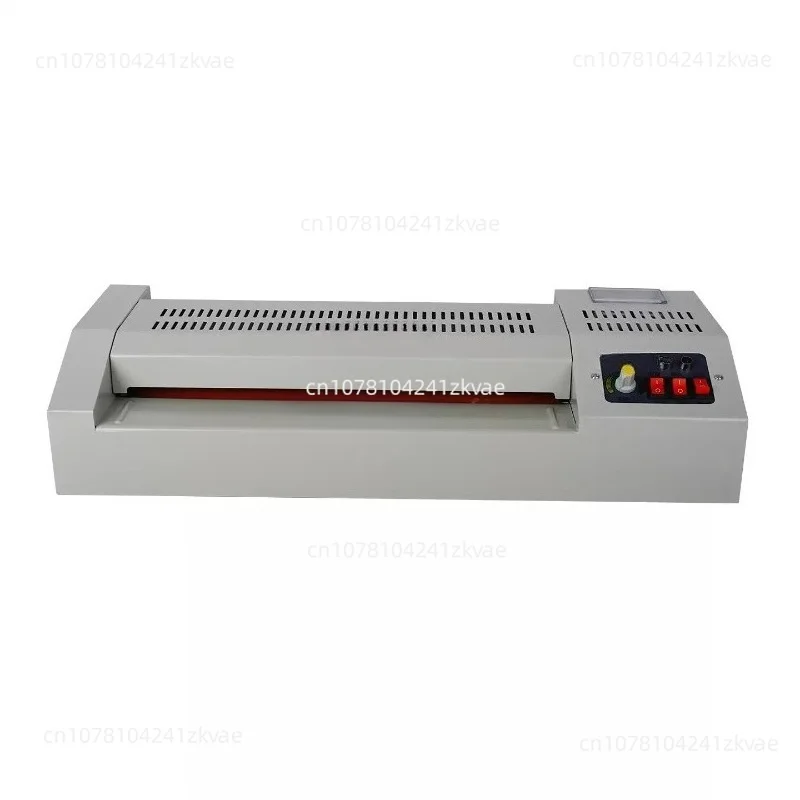 4‑Roller Metal Laminator, 320mm Adjustable Temperature Hot Cold Laminating Machine For Photo, Office Home Use