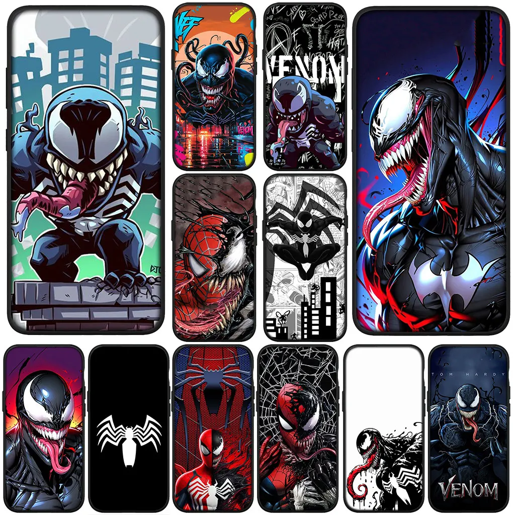 Чехол для телефона Samsung Galaxy A17 A07 j7 J5 J6 J2 Prime J8 A01 A02 A03 A23 A71 A72 A41 M06 M16 M56 M23 Чехол Venom Poster Marvel