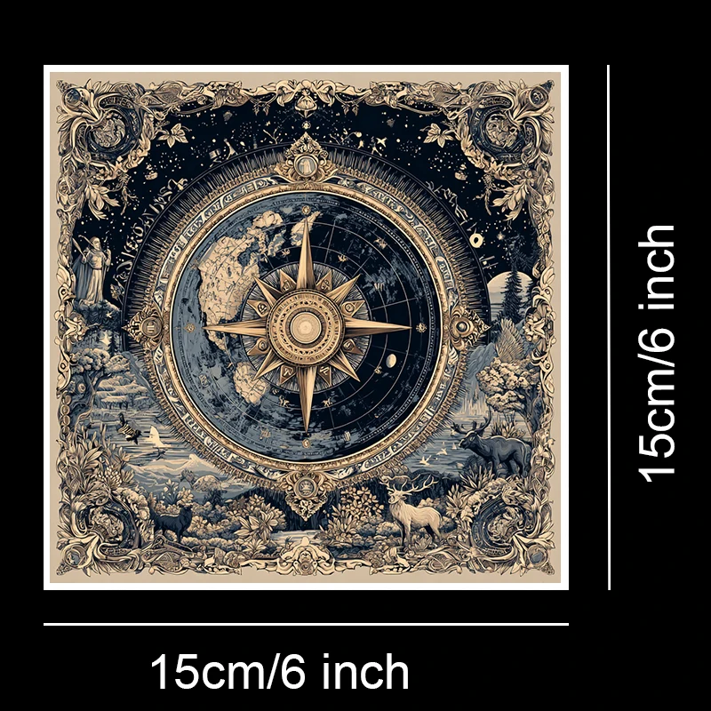 Paket Kertas Scrapbooking 36 Lembar (6x6): Cetakan Pastel Geometris untuk Origami, Pembuatan Kartu & Jurnal Seni – Alat Tulis Bergaya