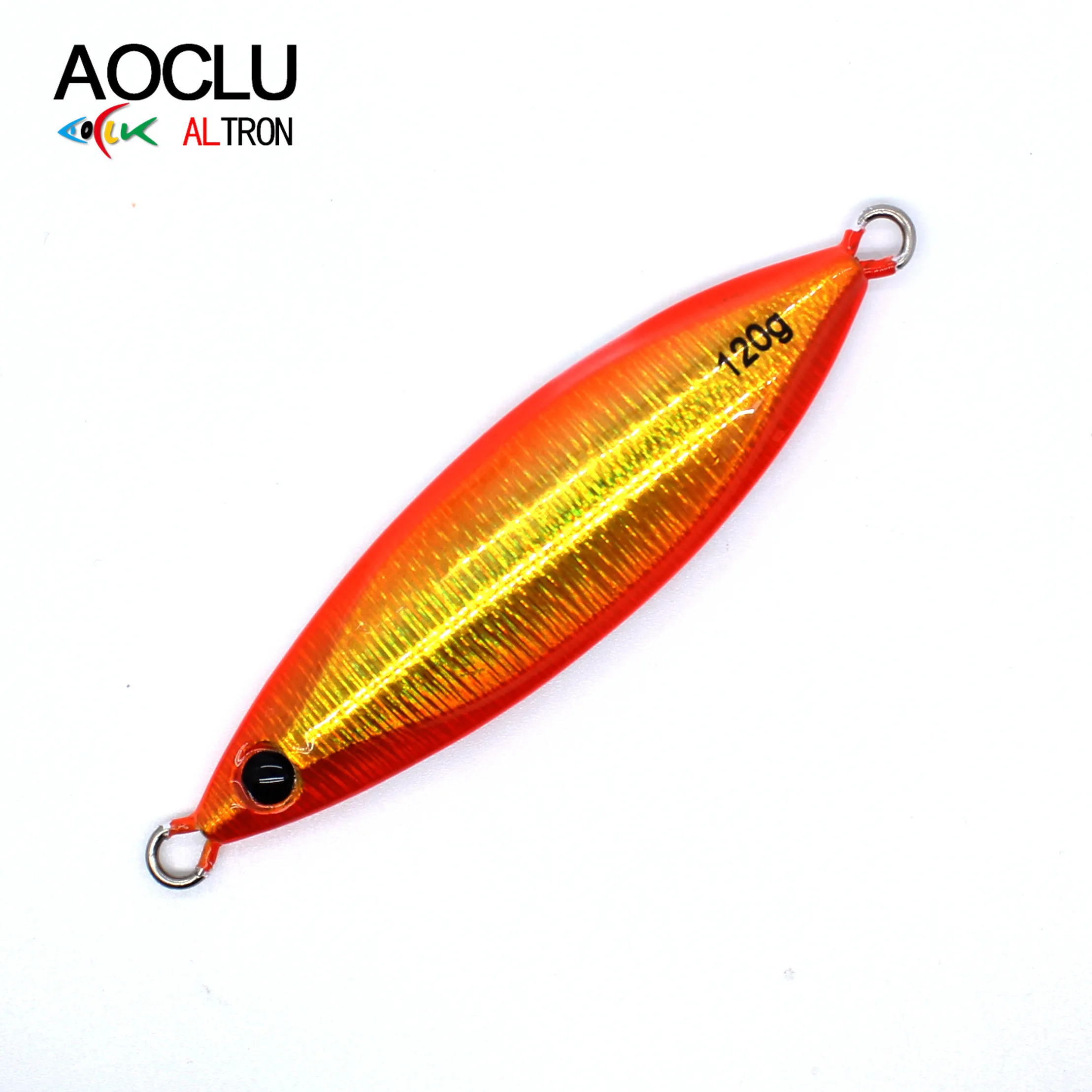 AOCLU Japan Quality Slow Metal Jig 5g 15g 40g 80g 120g Hard Bait Sinking Stick Fishing Lures Reflective Hologram Luminous UV