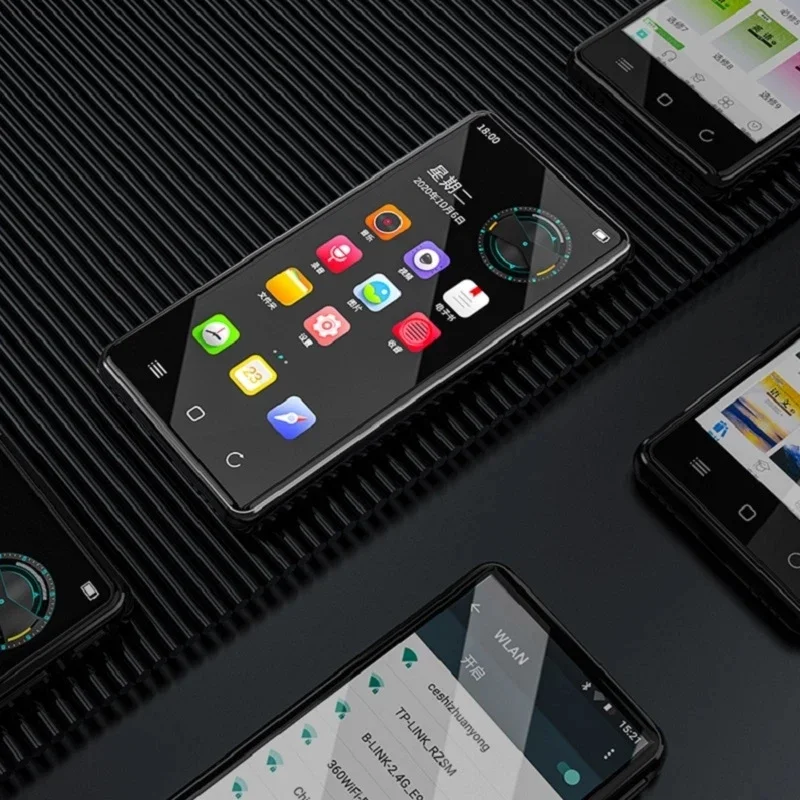 Gran oferta Original RUIZU H8 WIFI Android reproductor de MP3 BT V5.0 pantalla táctil 4,0 pulgadas 16GB reproductor de música Mp3 con altavoz, FM, E-book, Rec