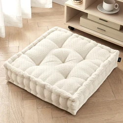 Getmo Resin Meditation Floor Pillow,Square Floor Pillows Seating for Adults,20x20 Inch