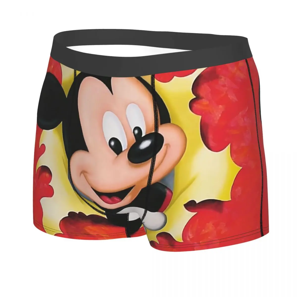 Custom Mickey Mouse Boxers Shorts Men Briefs Underwear Novelty Underpants