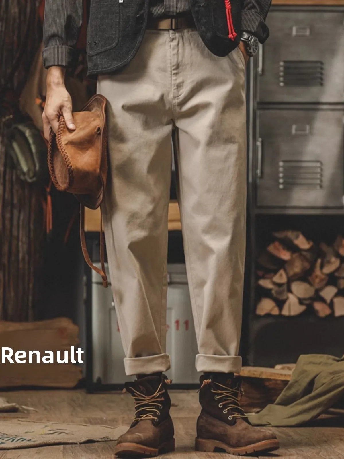 

Мужские брюки в американском ретро-стиле большого размера, осенне-зимние, прямого кроя, повседневные, простой дизайн, молодежный стиль