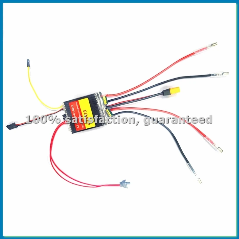 

Двухканальный двунаправленный ШИМ-сигнал 50А для коллекторных электродвигателей, для радиоуправляемых машин, лодок, гусеничных транспортных средств и т.д. -BCBW