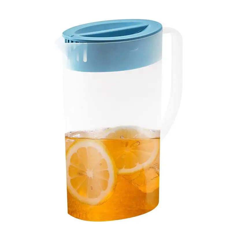 Large Water Pitcher Home Large Cold Beverages Dispenser Lemonade Container With Large Mouth Food Grade Water Dispenser With V