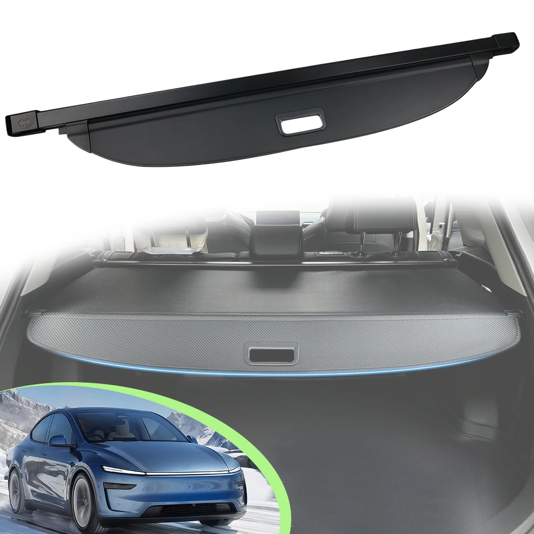 

Cargo Cover fits for Tesla Model Y 2025 2026 2027 Retractable Trunk Cover Shield Shade Privacy Screen Accessories