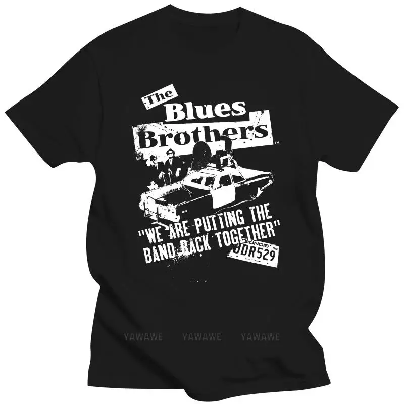 

Mens brand fashion cotton t-shirt Summer T shirts For Men Official The Blues Brothers Putting The Band Back Together T-Shirts