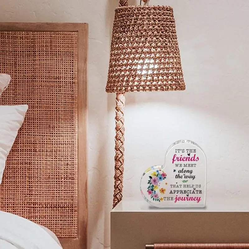 Akrylowe kryształowe upominek w kształcie serca kryształowe serce pamiątka elegancki wygląd dekoracja prezent do salonu sypialnia Hotel
