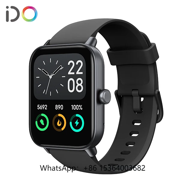 

TJXL-Entry Level Best Selling 1.8" TFT Full Touch Square Screen BT Calling Waterproof Health Tracking Smart Watch for Android IO