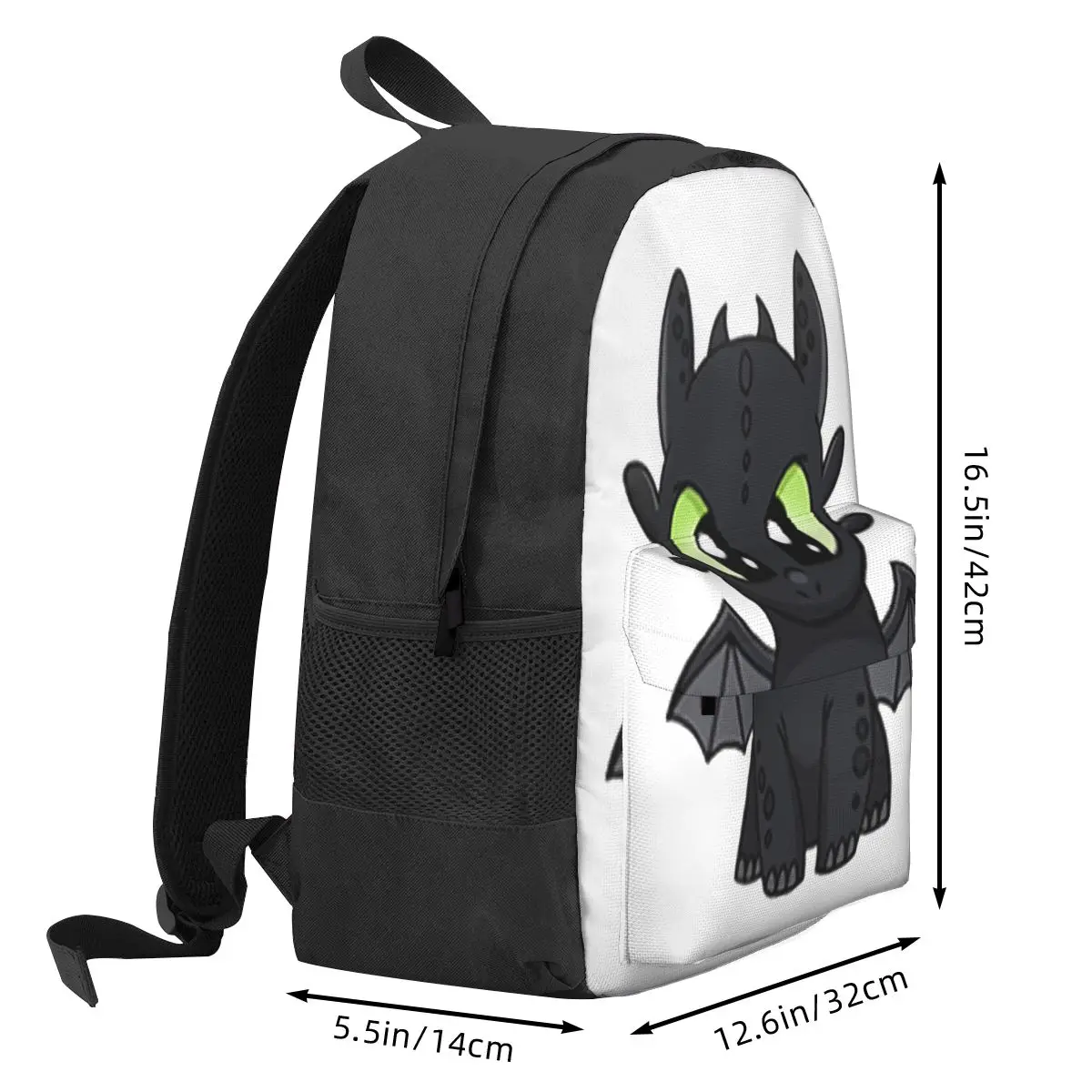 Night Fury Toothless Backpacks Boys Girls Bookbag Children School Bags Cartoon Travel Rucksack Shoulder Bag Large Capacity