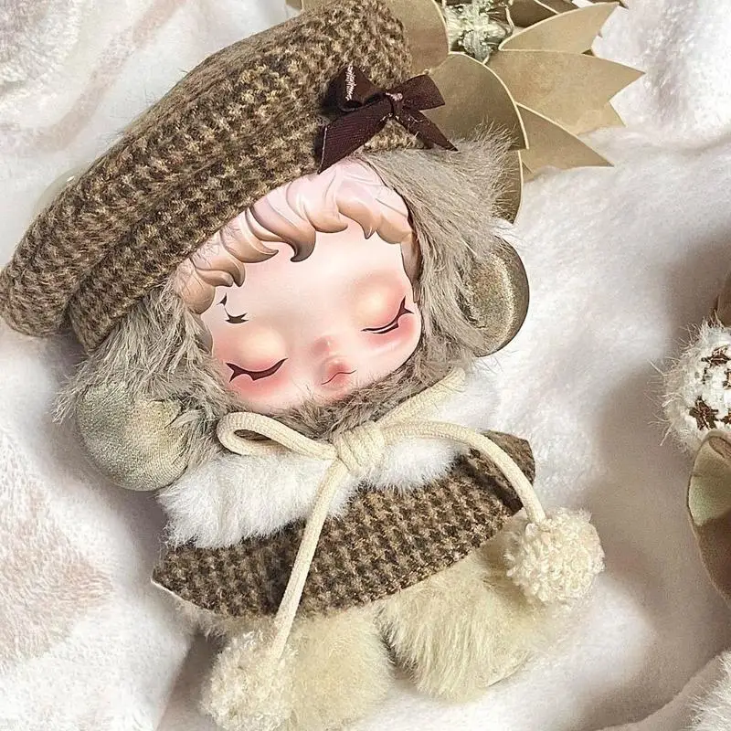 

Skullpanda V1 V2 Brown Doll Clothes 10cm L'Impressionnisme Series Cute Doll Dress-Up Play Costumes Accessories for Doll Playtime