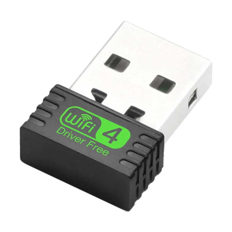 Ingenieuze-150Mbps USB Wifi Adapter Draadloos Netwerk Mini Dongle 2.4Ghz Signaalontvangst Plug & Play Voor PC Laptop Windows