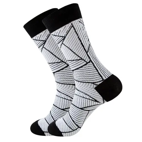 1 Pair New Happy Mens Socks Women Novelty Cartoon Sock Combed Cotton Funny Men's Big Size Crew Hip Hop Thick Long Socks - Image 33