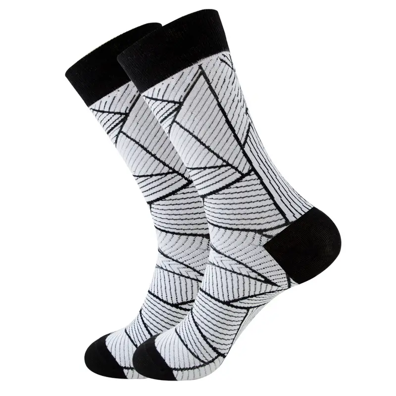 1 Pair New Happy Mens Socks Women Novelty Cartoon Sock Combed Cotton Funny Men's Big Size Crew Hip Hop Thick Long Socks - Image 33
