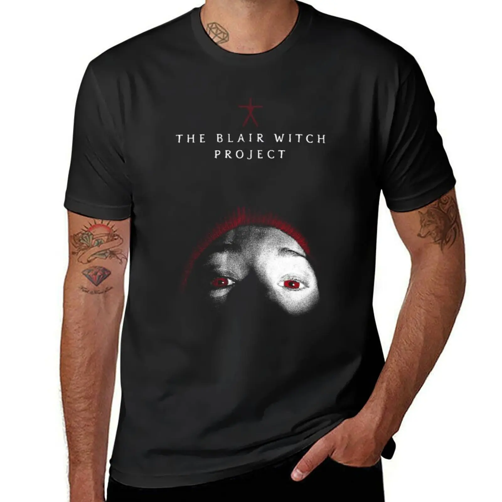 The Blair Witch Project T-Shirt Short sleeve tee summer tops boys animal print Men's cotton t-shirt