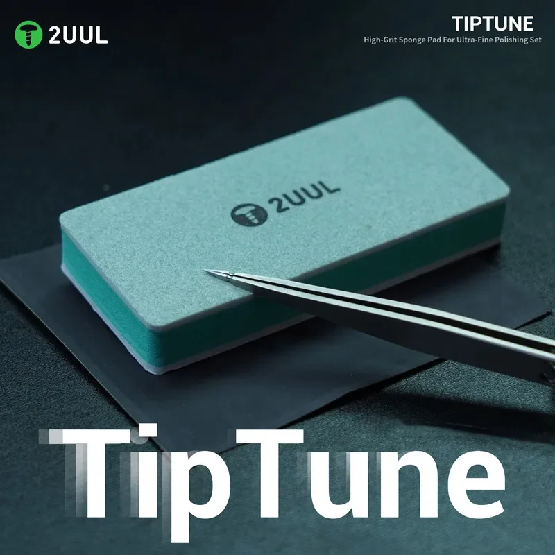 

2UUL FM02 TIPTUME-Губка высокой зернистости, двухсторонняя для сверхтонкой полировки, инструменты для телефонов, ноутбуков, печатных плат, многофункциональный ремонт