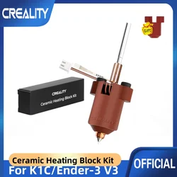 Creality-Kit de bloques de calentamiento de cerámica K1C oficial, boquilla de intercambio rápido, 300 °C, Alta Temperatura Pieza de impresora 3D de alto flujo, calentamiento rápido