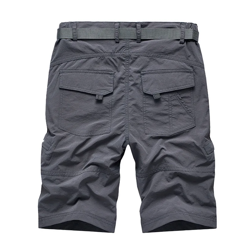 Summer New Quick Drying Pants Men's Outdoor Shorts Quick Drying Casual Multi Pocket Sports Pants