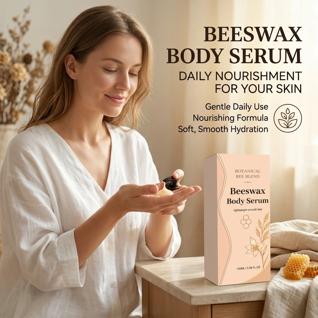 Beeswax Body Serum Nourishing Repair Dry Skin Smoothing Skin Relieve Tightness Renew Skin Fast Absorb Moisturizing Body Essence