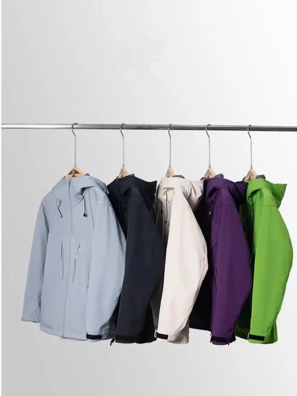 

Мужская повседневная хлопковая куртка-ветровка 2-в-1 для активного отдыха, ветрозащитная, для пар, молодежная, модная, стандартного кроя