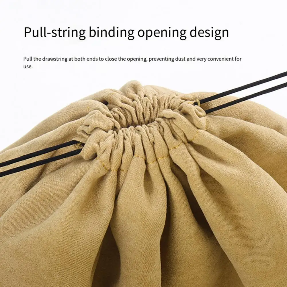 Velvet Handbag Protector 5pcs Velvet Dust Proof Storage Bags for Handbags Drawstring Pouch with Window Protective for Purses