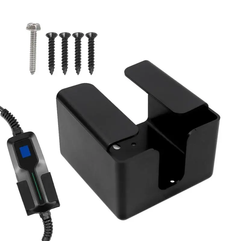 EV Charger Box Holder For New Energy Electric Car Charger Plug Holster Electric Vehicle Charging Control Box Holder