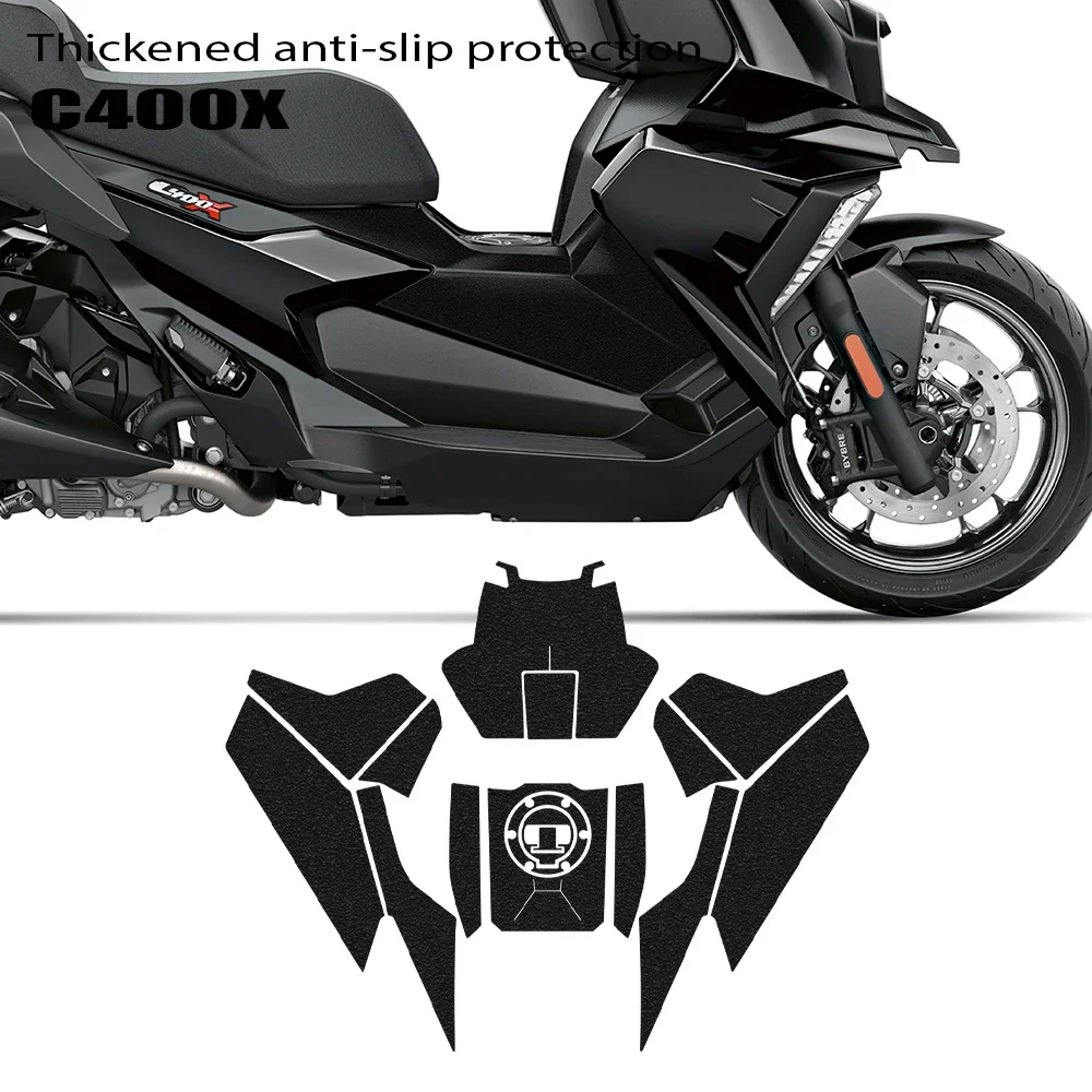 Motorcycle Anti Slip Fuel Tank Pad Side Knee Grip Decal Decorative Protector Sticker Pads Stickers For BMW C 400 X C400X C400 X