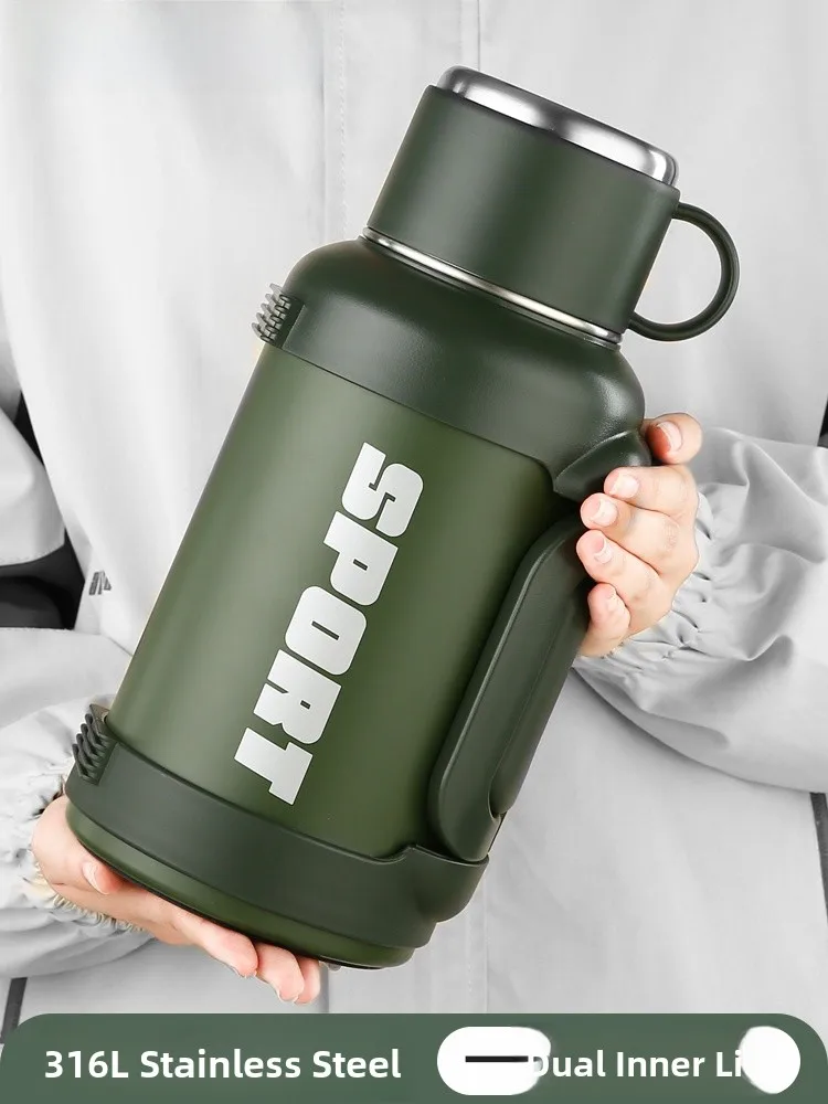 

Новая термокружка QiHu 36 из нержавеющей стали большой емкости для заваривания чая, портативная, для использования на улице, в автомобиле и дома