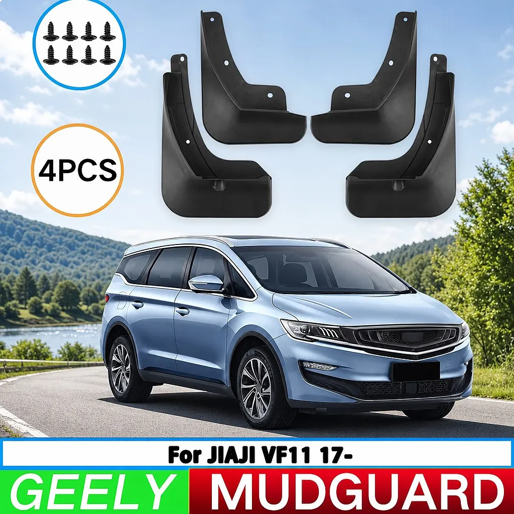 

For Geely Jiaji VF11 2017-2024 Car Mud Flaps Splash Guards Front Rear Wheel Fender 4pcs